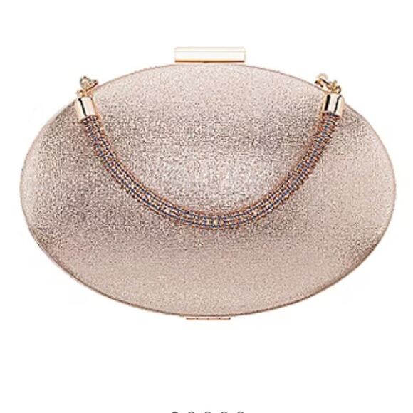 I. Miller Kimmy Evening Gold Sparkly Clutch Bag - Picture 1 of 7
